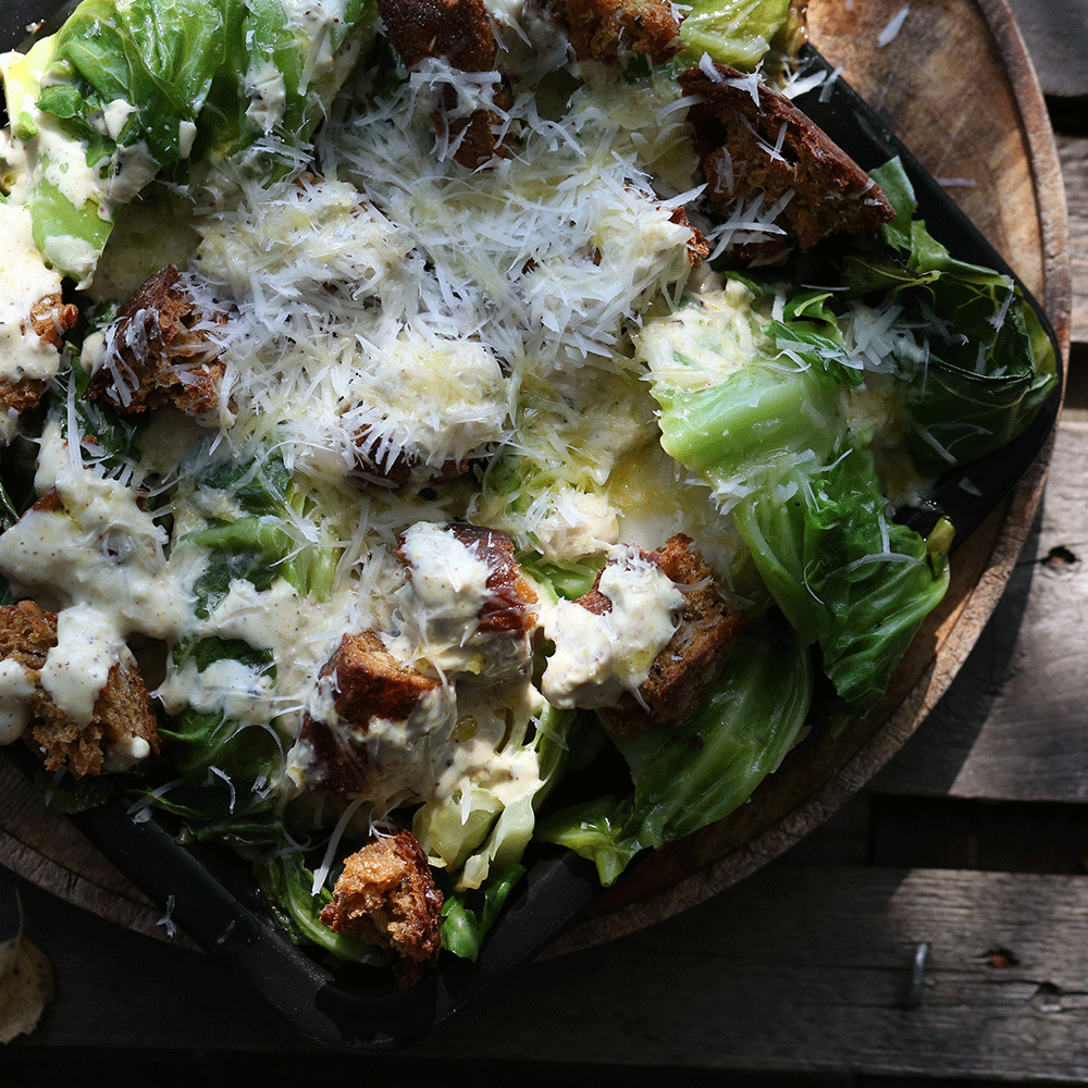 Crouton Cabbage Ceasar