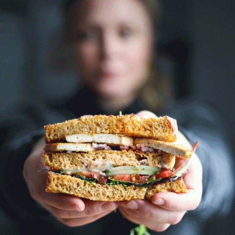 Vegbred TLT Club Sandwich